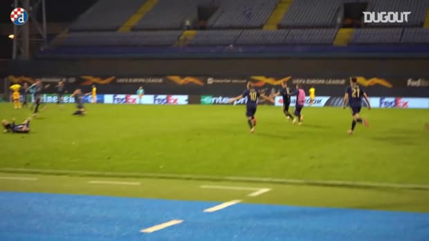 Dinamo Zagreb's dressing room celebrations after epic Tottenham win